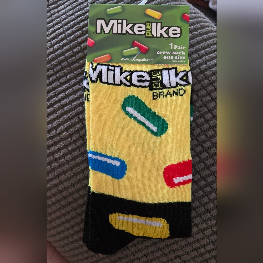 Mike And Ike Crew Socks
